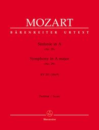 Symphony No.29 in A major (K.201) (Full Score)