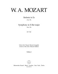 Symphony No.39 in E-flat major (K.543) (Violin I)