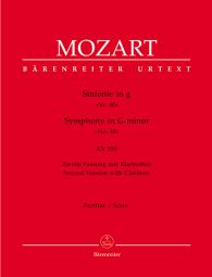 Symphony No.40 in G minor (K.550) (Full Score)