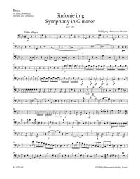 Symphony No.40 in G minor (K.550) (Double Bass)