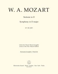 Symphony No.30 in D major (K.202) (Wind Set)