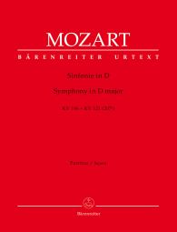 Symphony in D major (K.196/K.121) Overture to La finta giardiniera  (Full Score)