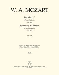 Symphony No.31 in D major (K.297) (Paris) (Viola)