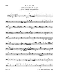 Symphony No.31 in D major (K.297) (Paris) (Double Bass)