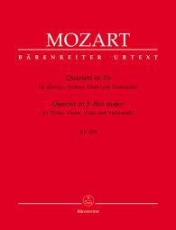 Piano Quartet in E-flat major (K.493) (Score & Parts)