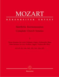 Complete Church Sonatas: Volume 1 (Score & Parts)
