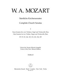 Complete Church Sonatas: Volume 1 (Violin II)
