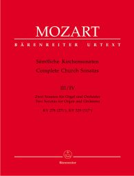 Church Sonatas Vol 3/4 (K.278, 329) (Full Score)