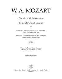 Church Sonatas Volume 5 (K.263) (Cello/Double Bass)