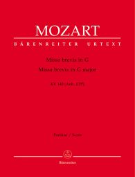 Missa brevis in G major (K.140) (Full Score)