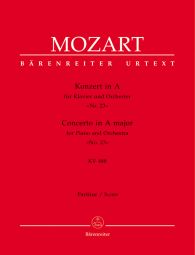 Concerto for Piano No.23 in A major (K.488) (Full Score)