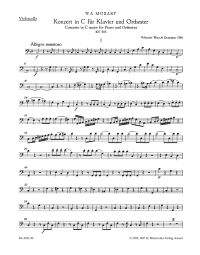 Concerto for Piano No.25 in C major (K.503) (Cello)