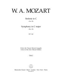 Symphony No.22 in C major (K.162) (Viola I)