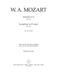 Symphony No.23 in D major (K.181) (Cello/Bass)