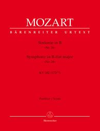 Symphony No.24 in B-flat major (K.182) (Full Score)