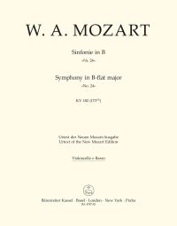 Symphony No.24 in B-flat major (K.182) (Cello/Bass)