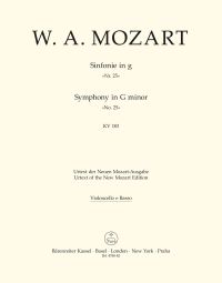 Symphony No.25 in G minor (K.183) (Cello/Bass)