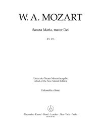 Sancta Maria, mater Dei (K.273) (Cello/Bass)