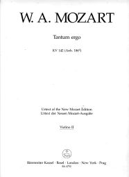 Tantum ergo in B-flat (K.142) (Violin II)