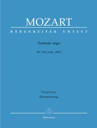 Tantum ergo in B-flat (K.142) (Vocal Score)