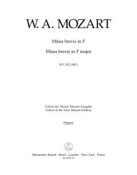 Missa brevis in F major (K.192) (Organ)