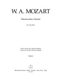 Misericordias Domini (K.222) (Organ)