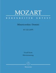 Misericordias Domini (K.222) (Vocal Score)