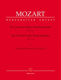 Thirteen Early String Quartets Volume 1 Nos 1-4