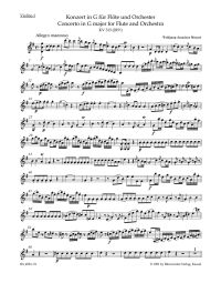 Concerto for Flute in G major (K.313) (Violin I)