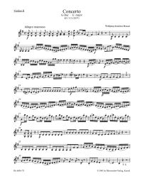 Concerto for Flute in G major (K.313) (Violin II)