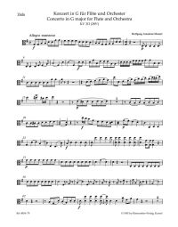 Concerto for Flute in G major (K.313) (Viola)