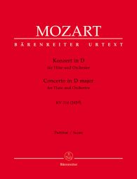 Concerto for Flute in D major (K.314) (Full Score)