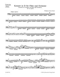 Concerto for Flute in D major (K.314) (Cello/Bass)