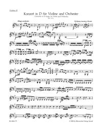 Concerto for Violin No.2 in D major (K.211) (Violin II)