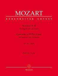 Concerto for Bassoon in B-flat major (K.191) (Full Score)