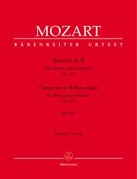 Concerto for Piano No.27 in B-flat major (K.595) (Full Score)