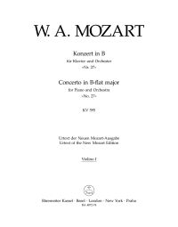 Concerto for Piano No.27 in B-flat major (K.595) (Violin I)