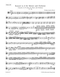 Concerto for Piano No.20 in D minor (K.466) (Viola I/II)