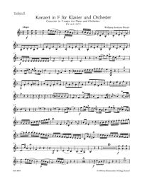 Concerto for Piano No.11 in F major (K.413) (Violin II)
