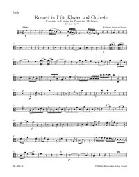 Concerto for Piano No.11 in F major (K.413) (Viola)
