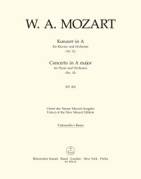 Concerto for Piano No.12 in A major (K.414) (Cello/Bass)
