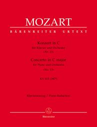 Concerto for Piano No.13 in C major (K.415) (Piano Reduction)