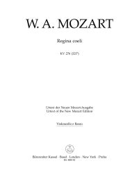 Regina coeli in C major (K.276) (Cello/Bass)
