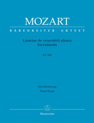 Litaniae de venerabili altaris Sacramento in E-flat major (K.243) (Vocal Score)