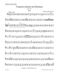 Vesperae solennes de Dominica (K.321) (Wind Set)