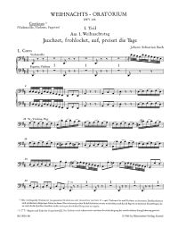 Christmas Oratorio (BWV 248) (Cello/Bass/Bassoon)