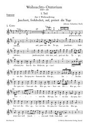 Christmas Oratorio (BWV 248) (Voice Part Soprano)