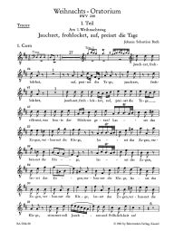 Christmas Oratorio (BWV 248) (Voice Part Tenor)