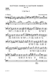 St Matthew Passion (BWV 244) (Voice part: Bass I & II)