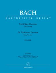 St Matthew Passion. Early version (BWV 244b) (Wind Set)